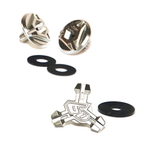 Main image of 6D Visor Screw Set (Chrome)