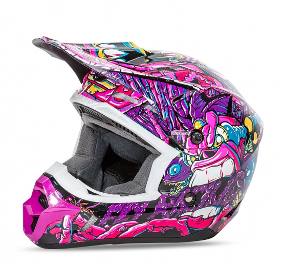 purple mx helmet