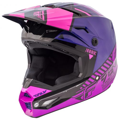 purple mx helmet