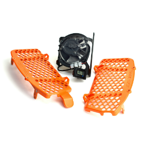 Main image of Trail Tech TTO Fan and Radiator Guard Bundle (Orange) KTM 08-16