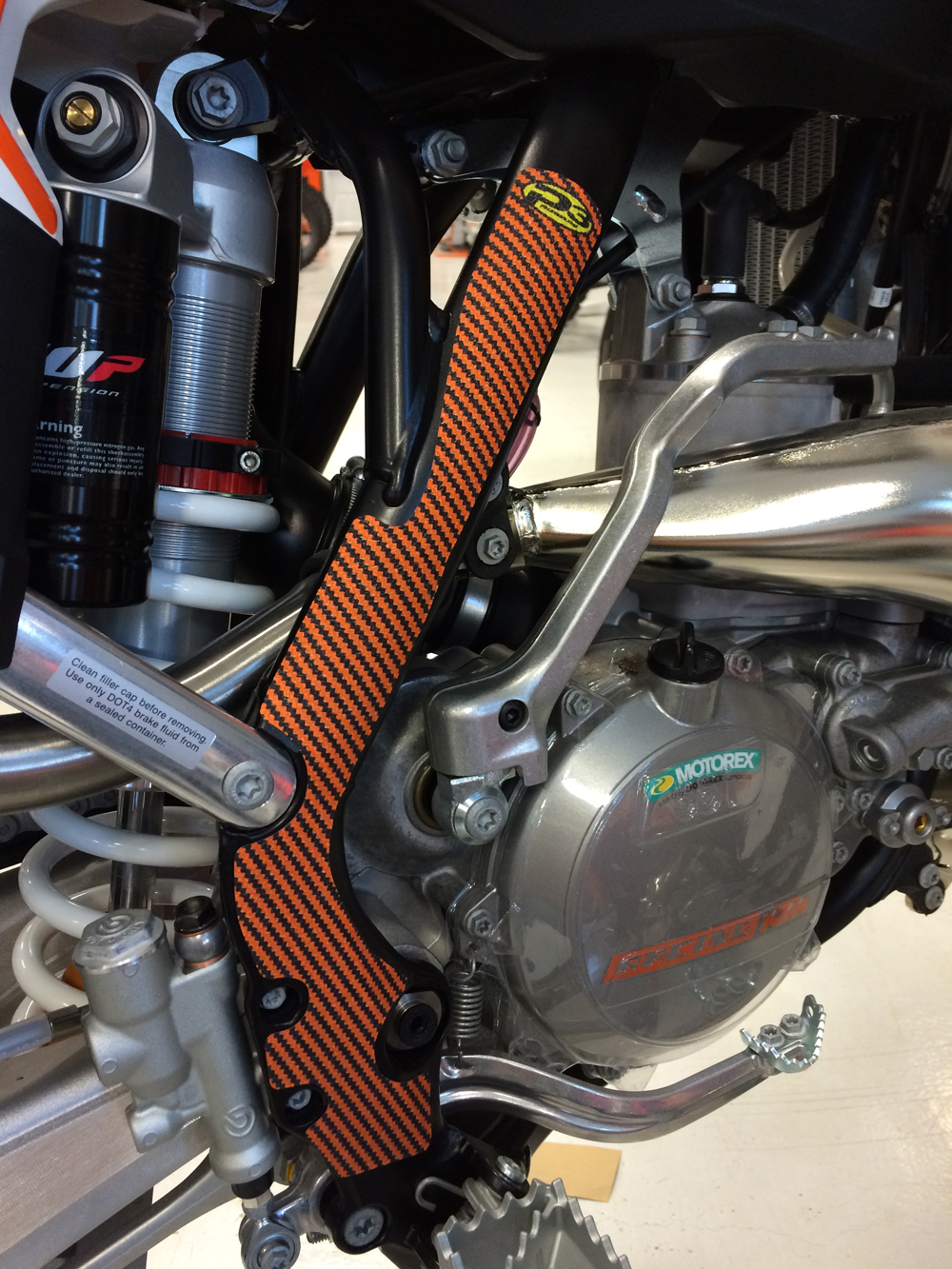 Main image of P3 Grip Guards Frame Protectors KTM 11-15