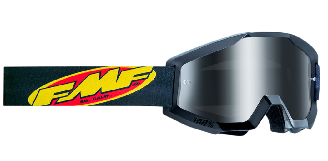 Main image of 2022 FMF Powercore Core Goggles Yellow (Gold Mirror)