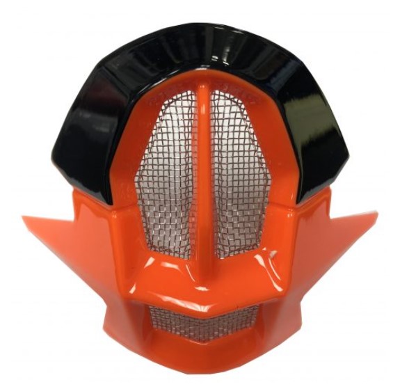 Main image of 6D Mouthpiece Crusader (Orange/Black/Silver)