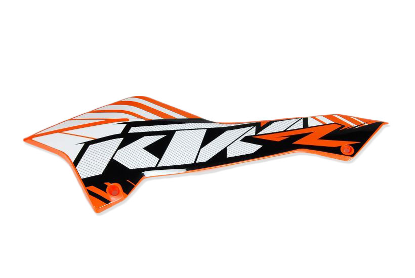 Main image of KTM Side Cover Left with Graphic 690 Enduro 12-18 (Orange)