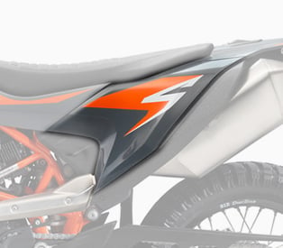 Main image of KTM Side Cover Left 690 END/SMC 19-21 (Gray)