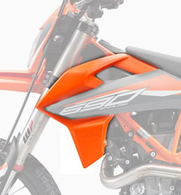 Main image of KTM Spoiler Left 690 END/SMC 19-21 (Orange)