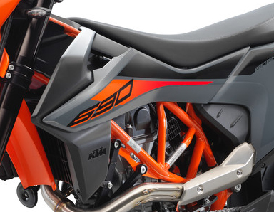 Main image of KTM Front Fairing Left 690 SMC 2021 (Gray)