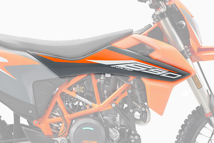 Main image of KTM Front Fairing Right 690 Enduro 2021 (Gray)