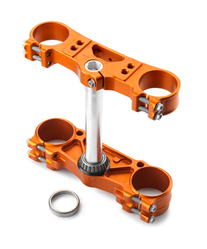 Main image of KTM SXS Triple Clamps 22mm (Orange) SX/XC 13-15