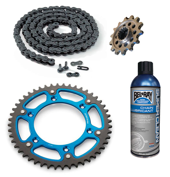 Husqvarna Stealth Chain & Sprocket Kit (Blue)