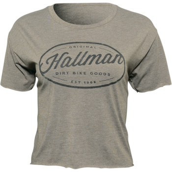 Main image of 2022 Thor Hallman Women's The Goods Crop Top (Grey)