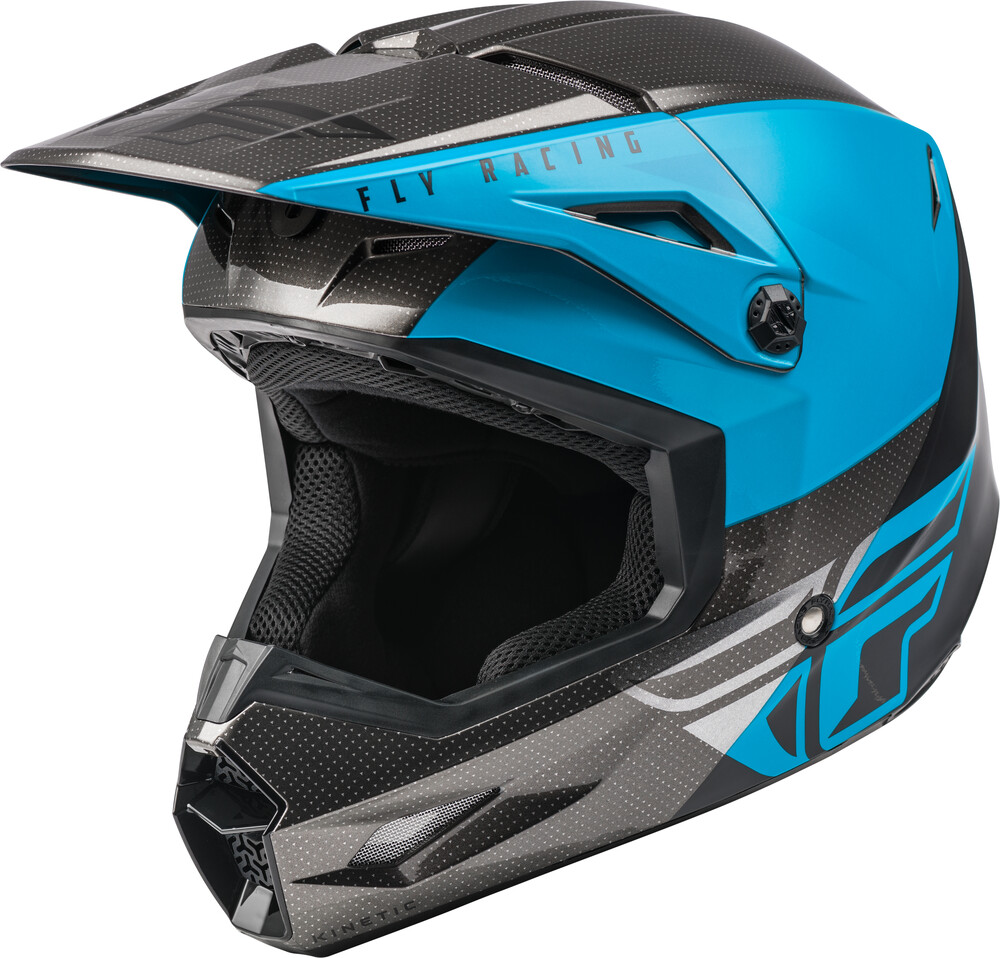 Main image of Fly Racing Youth Kinetic Straight Edge (Blue/Grey/Black)