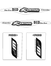 Main image of KTM Swingarm Fork Decal Set (Dungey)