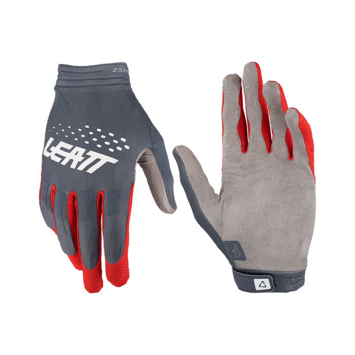 Main image of Leatt Moto 2.5 X-Flow Gloves (Gray/Red)