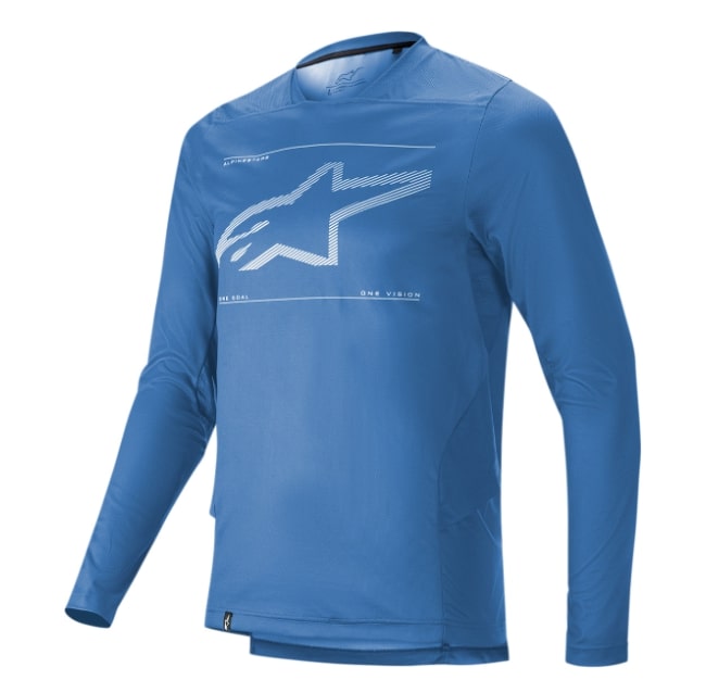 Main image of Alpinestars Long-Sleeve Drop 6.0 Jersey (Blue/White)