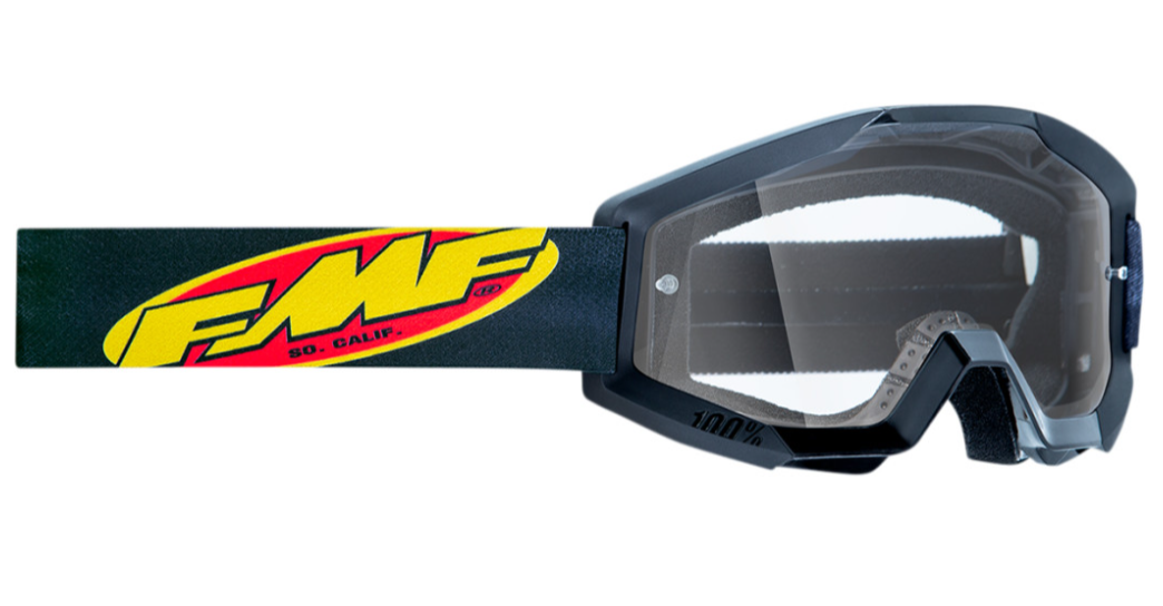 Main image of 2022 FMF Youth Powercore Core Goggle Black (Clear)