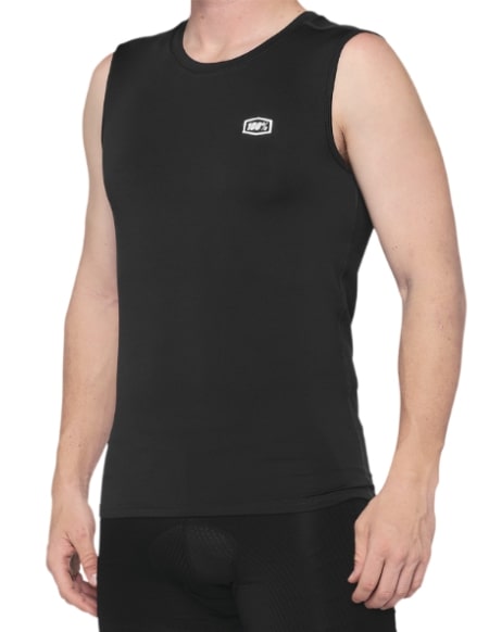 Main image of 100% Sleeveless Basecamp Jersey (Black)