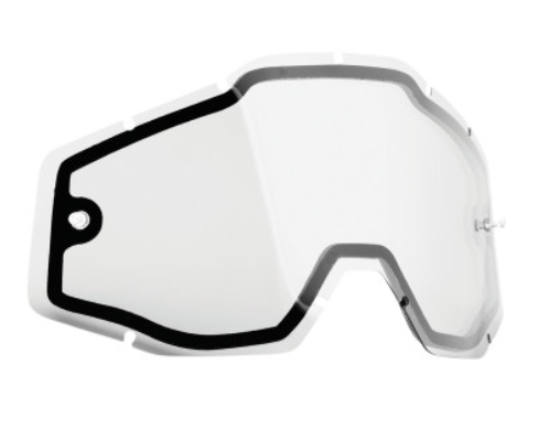 Main image of 2022 FMF Powerbomb/Powercore Dual Pane Goggle Lens (Clear)