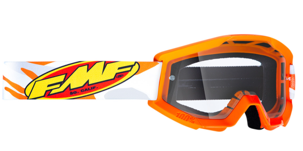 Main image of 2022 FMF Powercore Assault Goggles Gray (Clear)