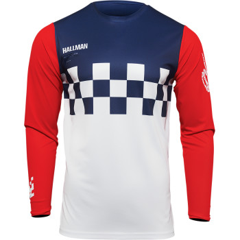 Main image of 2022 Thor Hallman Differ Jersey (White/Red/Blue)