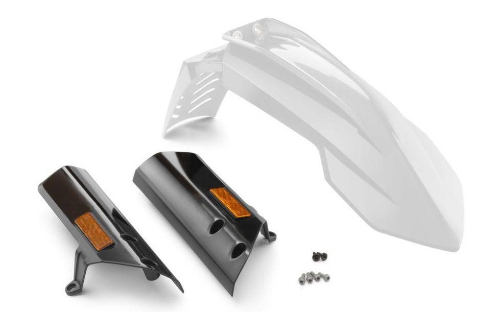 Main image of KTM High Front Fender Kit (White) 890 Adventure