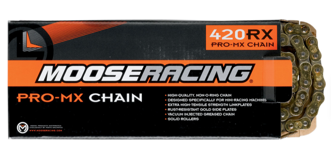 Main image of Moose Racing 420 RXP Pro-MX 120 Link Chain (Gold)