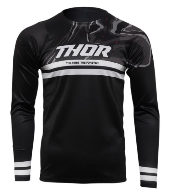 Main image of Thor Assist Long-Sleeve Banger Jersey (Black/White)