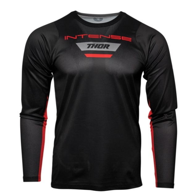 Main image of Thor Long-Sleeve Intense MTB Jersey (Black/Gray)