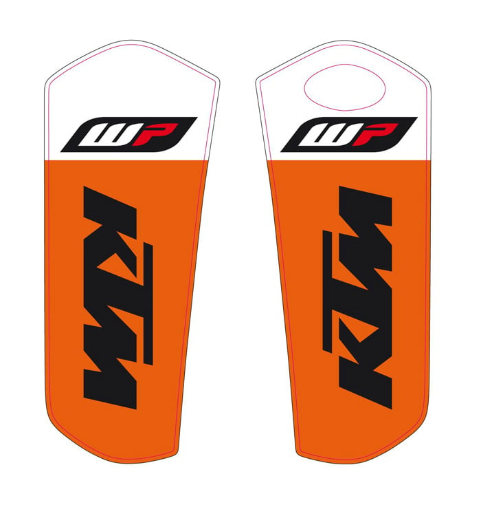 Main image of KTM Fork Protection Sticker Set 4CS