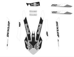 Aomc Mx Ktm Factory Edition Decal Set 17 450 Sx F