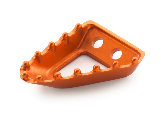 Main image of KTM Brake Lever Step Plate 16-22 (Orange)