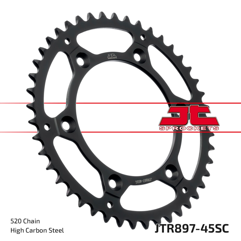 Main image of JT Steel Rear Sprocket HUS/KTM 90-21 45T