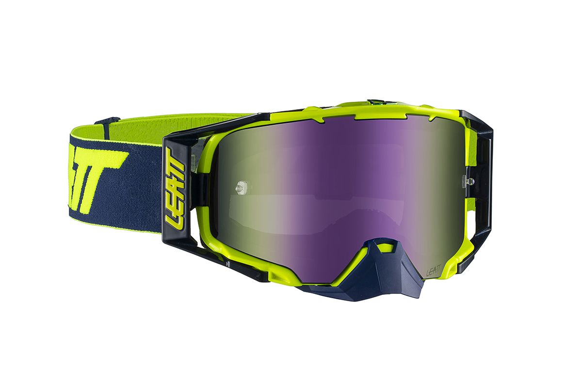 Leatt Velocity 6.5 Iriz Goggle (Ink/Lime) Purple Lens: AOMC.mx