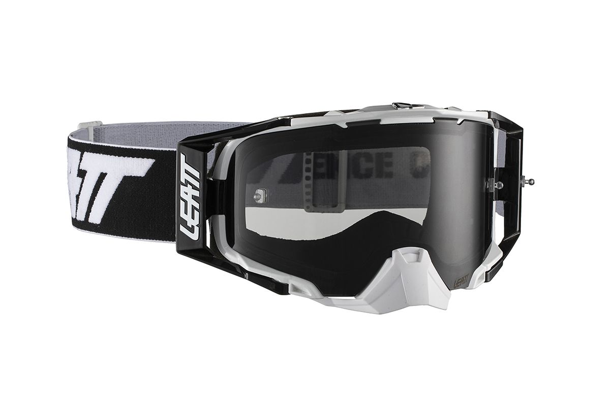 Leatt Velocity 6.5 Goggle (Black/White) Smoke Lens: AOMC.mx