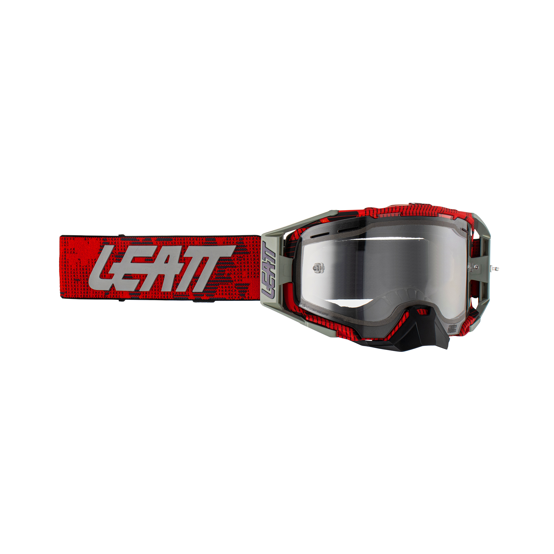 Main image of 2023 Leatt Goggle Velocity 6.5 Enduro (Red/Clear)