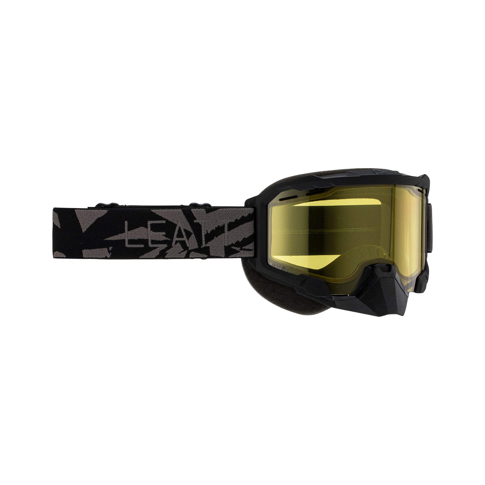 Main image of 2023 Leatt Goggle Velocity 4.5 SNX (Stealth/Yellow)