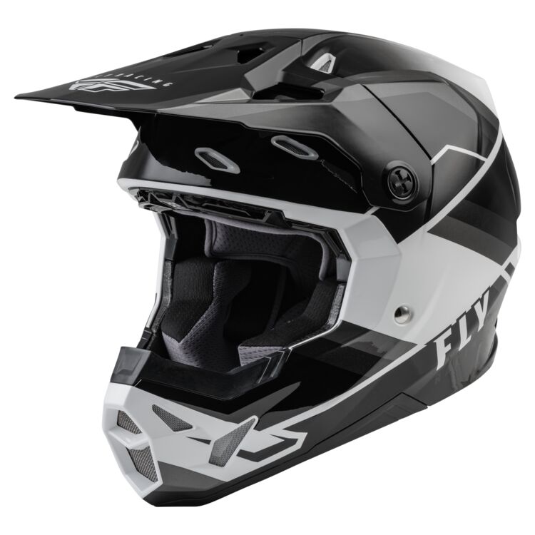 Main image of 2022 Fly Racing Youth Formula CP Rush Helmet (Grey/Black/White)