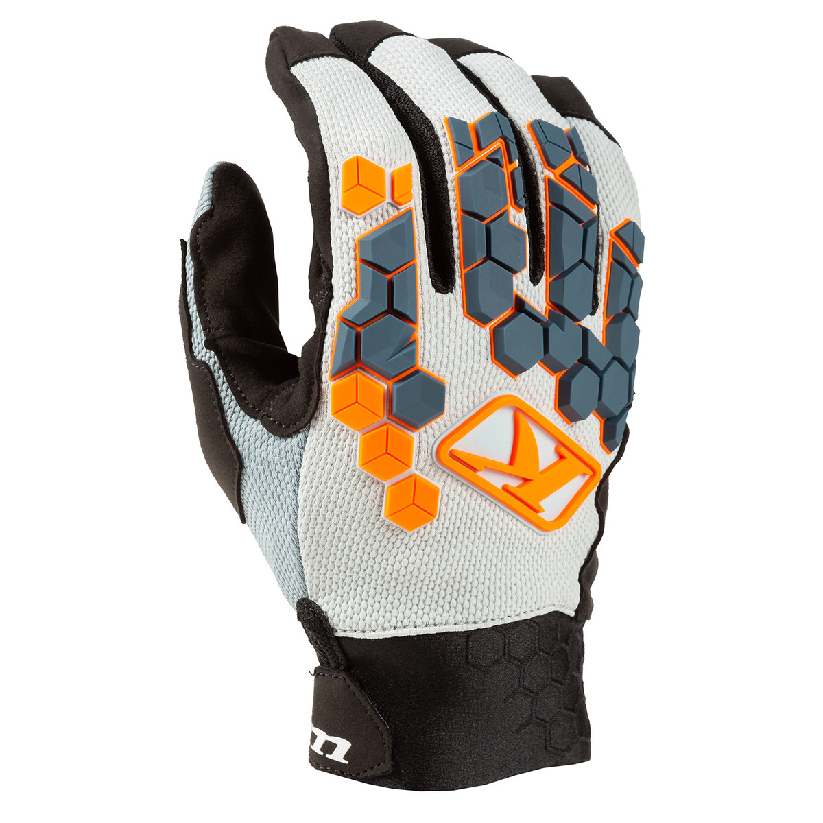 Main image of Klim Dakar Glove (Orange/Gray/White)