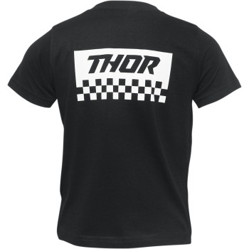 Main image of 2022 Thor Boy's Toddler Checker Tee (Black)