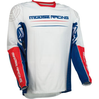 Main image of 2022 Moose Racing Sahara Jersey (Red/White/Blue)