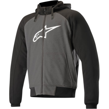 Main image of 2021 Alpinestars Chrome Sport Hoodie Jacket (Gray/Black/White)