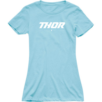 Main image of 2022 Thor Women's Loud 2 Tee (Light Blue)