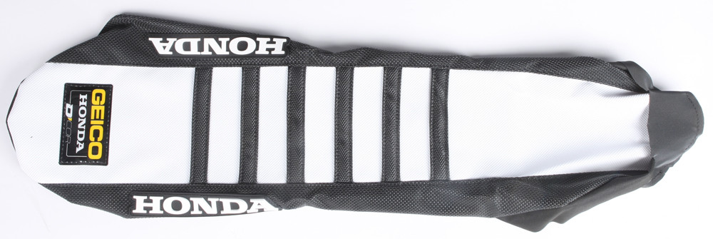 Main image of D'Cor Honda CRF Seat Cover (Black/White)