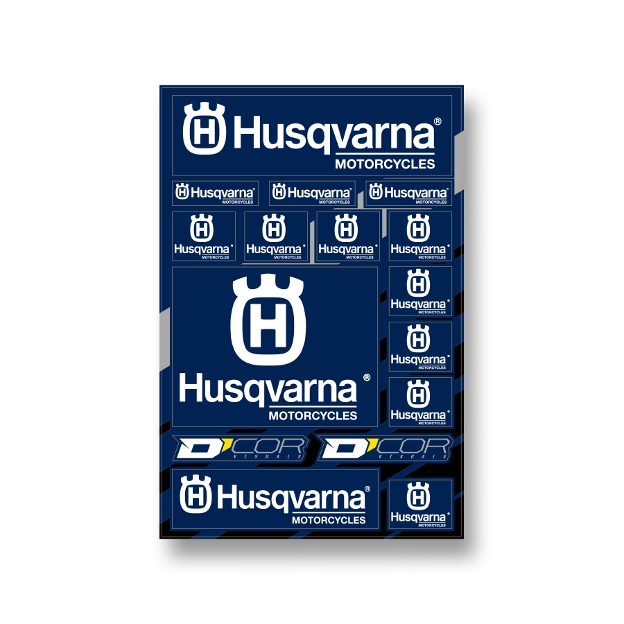 Main image of D'Cor Husqvarna Decal Sheet