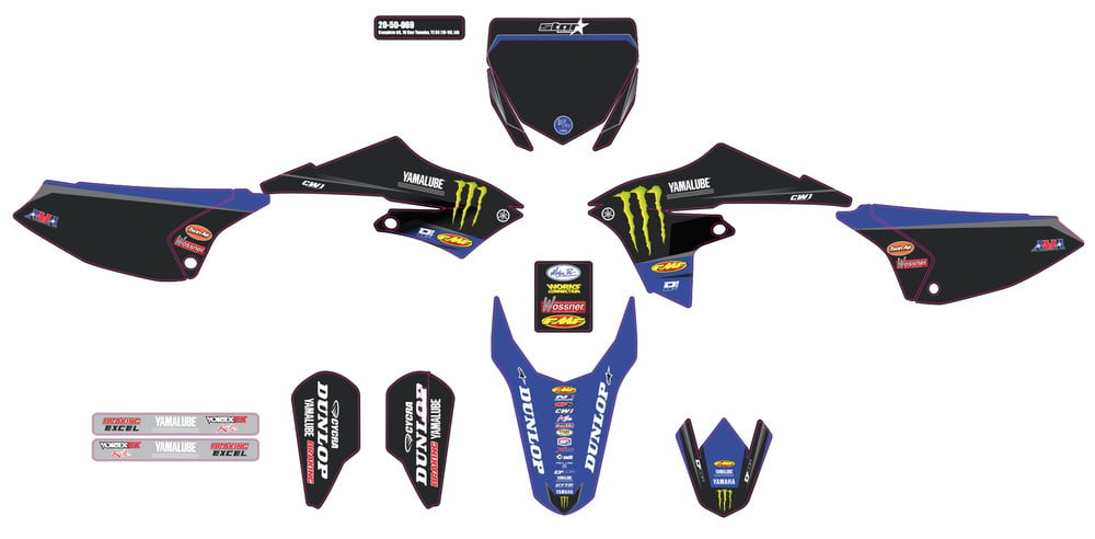 Main image of D'Cor Yamaha '19 Star Monster Energy Graphics Kit