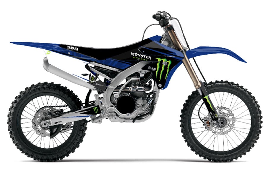 Main image of D'Cor Yamaha Monster Energy Graphics Kit