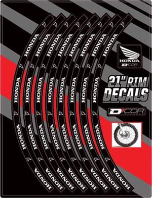 Main image of D'Cor Honda Logos 21" Front Rim Decals