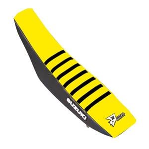 Main image of D'Cor Suzuki RMZ 450 Seat Cover (Black/Yellow)