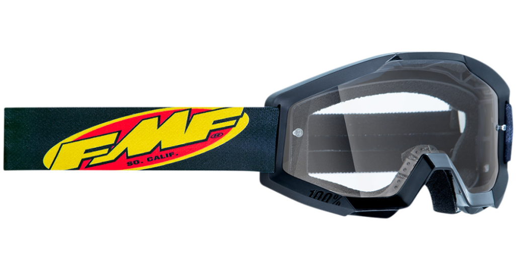 Main image of 2022 FMF Powercore Core Goggles Black (Clear)