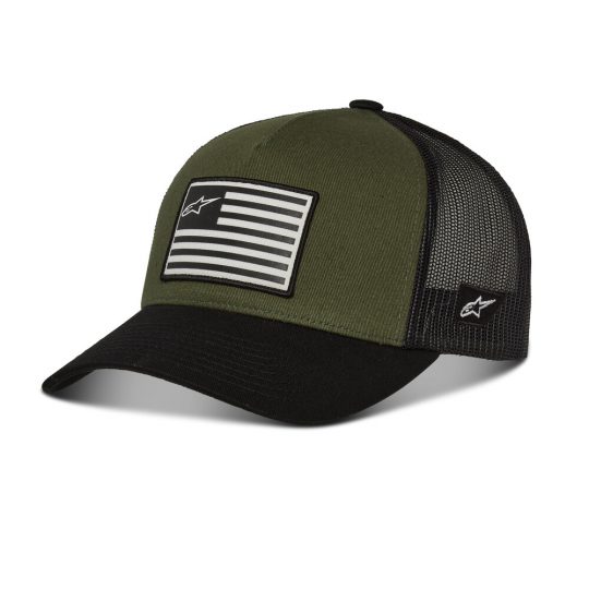 Main image of Alpinestars Flag Snapback Hat (Military/Black)